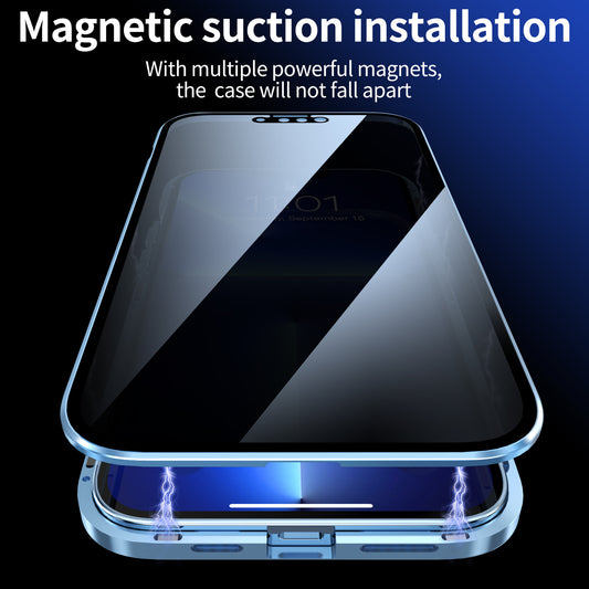 <img src="Anti-Peep-Magneto-iPhone-13Pro-Handyhuelle-Doppelseitig-Metallrahmenschutz.jpg" alt="Anti-Peep Magneto iPhone 13Pro Handyhuelle - Doppelseitiger Metallrahmenschutz-15">