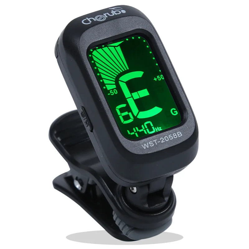 Cherub WST-2058B Clip-Tuner Chromatischer Stimmgeraet fuer Gitarre-Bass-Violine & Ukulele-11.webp