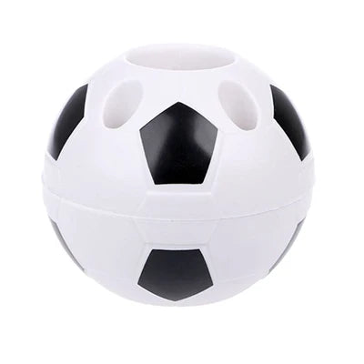 Fussballfoermiger Zahnbuersten- und Stiftehalter – Sportliches Design fuer Zuhause & Buero-10.webp
