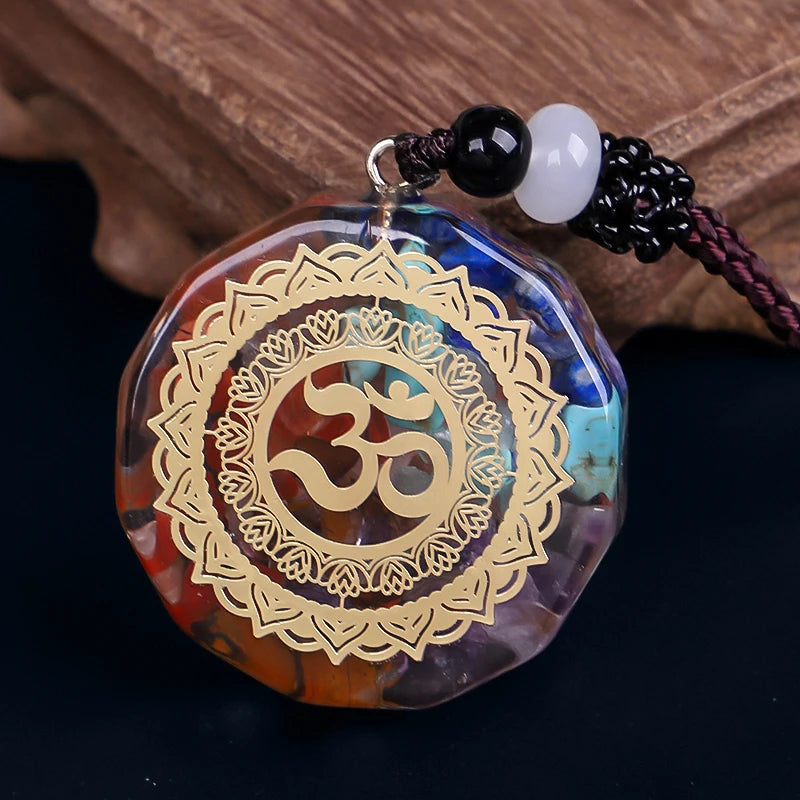 Chakra Anhänger Halskette für Meditation und Heilung
