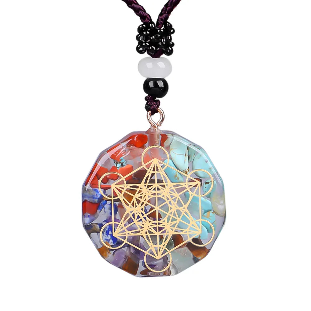 Chakra Anhänger Halskette für Meditation und Heilung