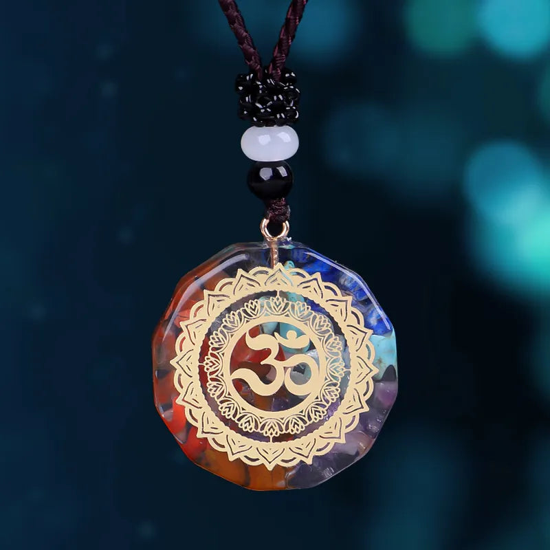 Chakra Anhänger Halskette für Meditation und Heilung
