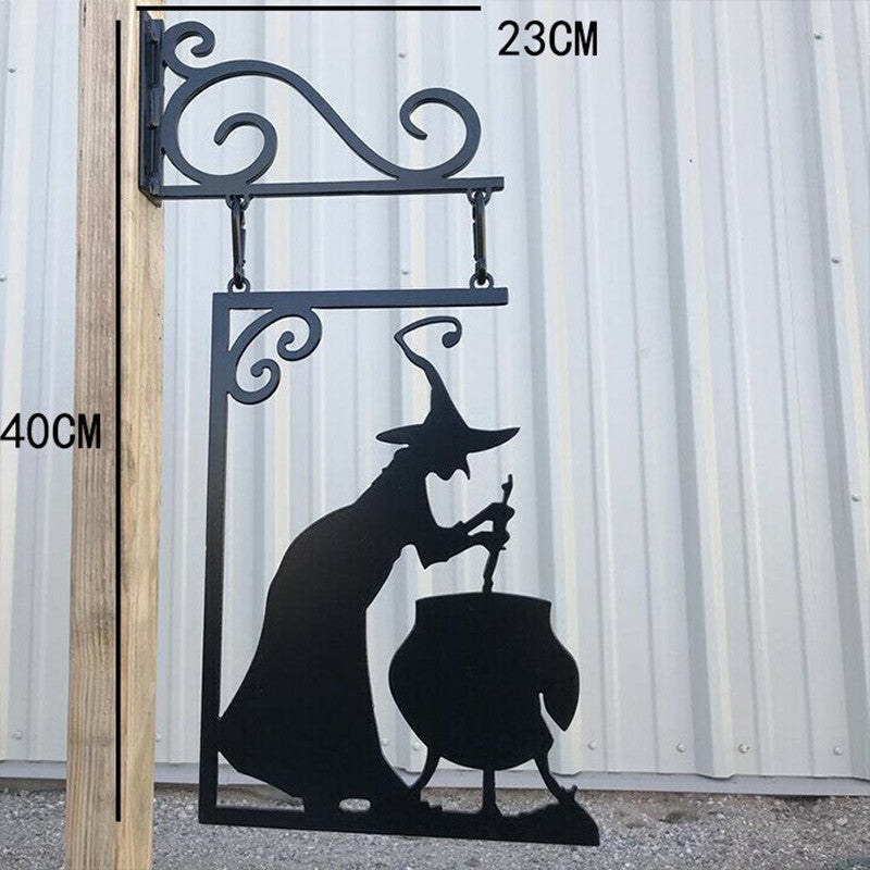 Hexen-Logo Metallschild_Mystische Wandkunst aus Eisen fuer Halloween-Dekorationg-14.jpg