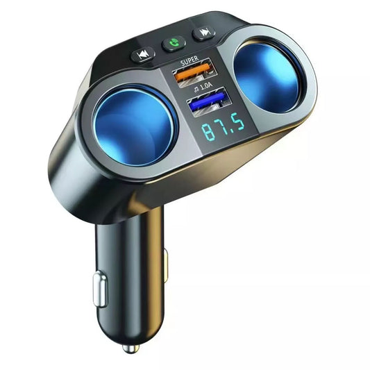 KC-01 Pro Auto Ladegerät & Bluetooth FM Transmitter mit Digitalanzeige & QC3.0 Schnellladung-11.jpg
