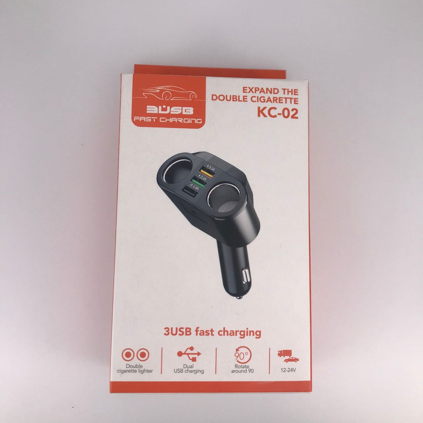 KC-01 Pro Auto Ladegerät & Bluetooth FM Transmitter mit Digitalanzeige & QC3.0 Schnellladung-15.jpg