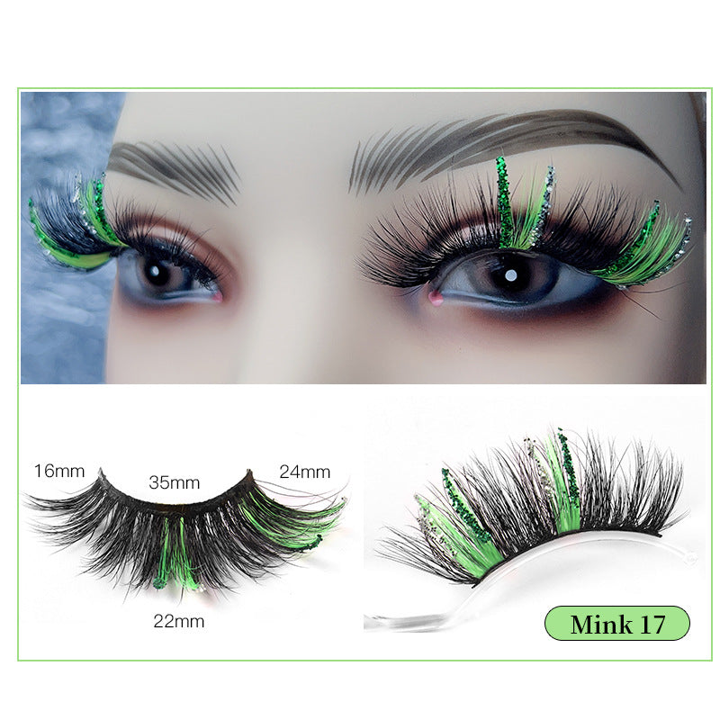 Leuchtend rosa Nerzhaar-Wimpern mit farbigen Pailletten, 25 mm lang, wiederverwendbar 10–15 Mal, präsentiert von Qwox-Shop.com-34.jpg