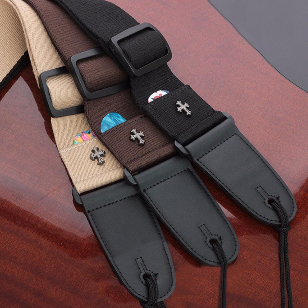 Vintage Cross Personality E-Gitarrengurt mit Pick-Tasche-4.jpg