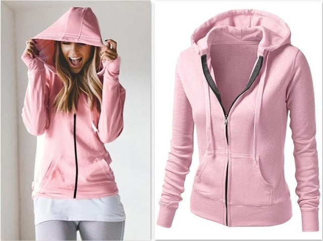 Classic women's hooded jacket