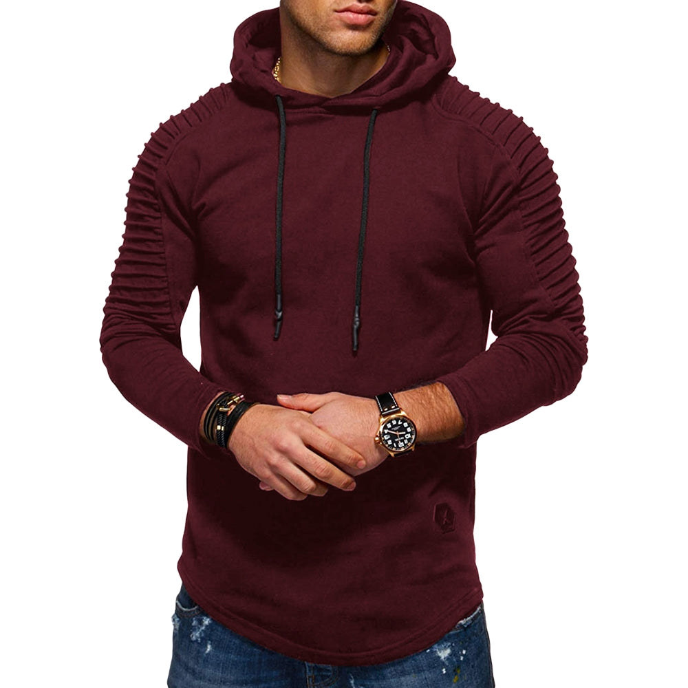 Einfarbiger Plissierter Fleece-Hoodie mit Langen Ärmeln-38.jpg