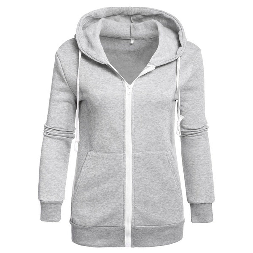 Classic women's hooded jacket