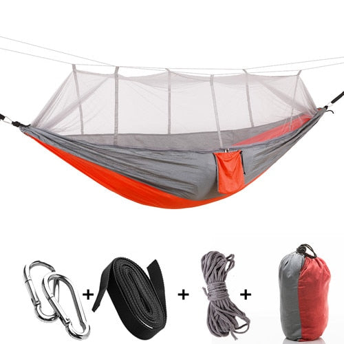 Premium outdoor parachute cloth hammock