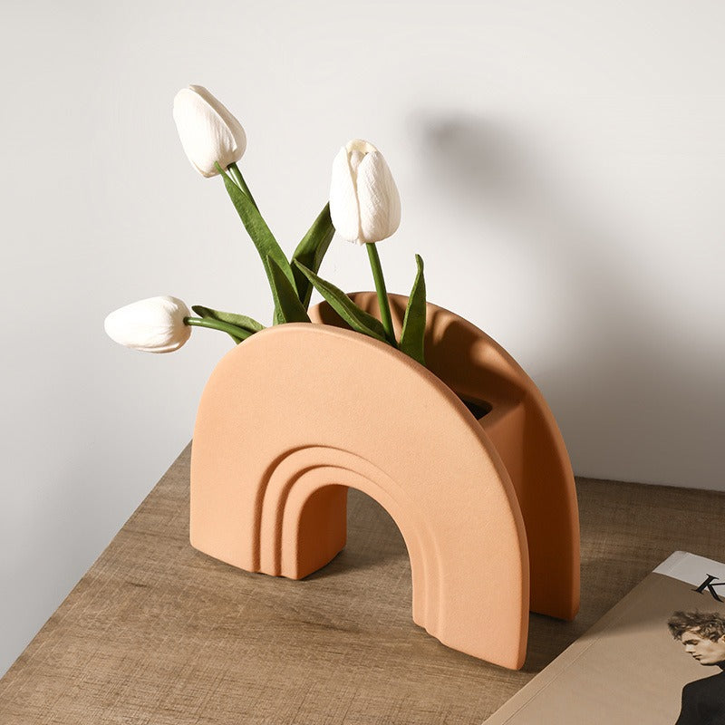 Nordic Keramik Vase - Kreative Wohnzimmer Dekoration-4.jpg