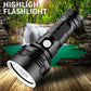 Hochleistungs-Taschenlampe für Outdoor-Aktivitäten, mit festem Fokus und USB-Aufladung.