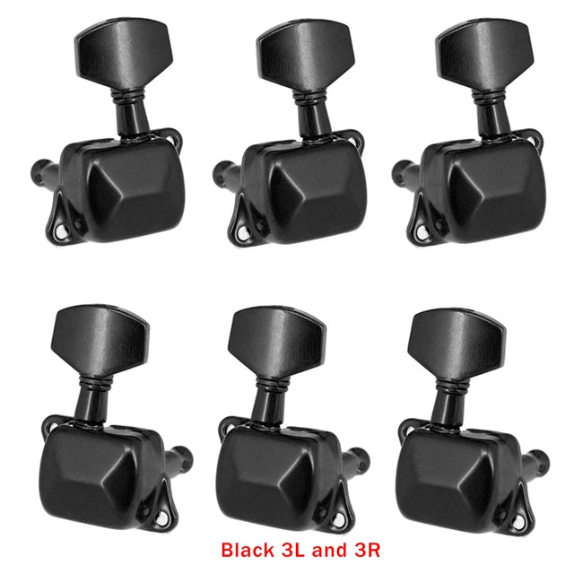 6 PCS Gitarre Seiten Tuning Pegs Tuner Semi-geschlossen Tuner Maschine Köpfe für Elektrische Gitarre Folk Akustische Gitarre Tuning pegs 3L 3R-17.jpg