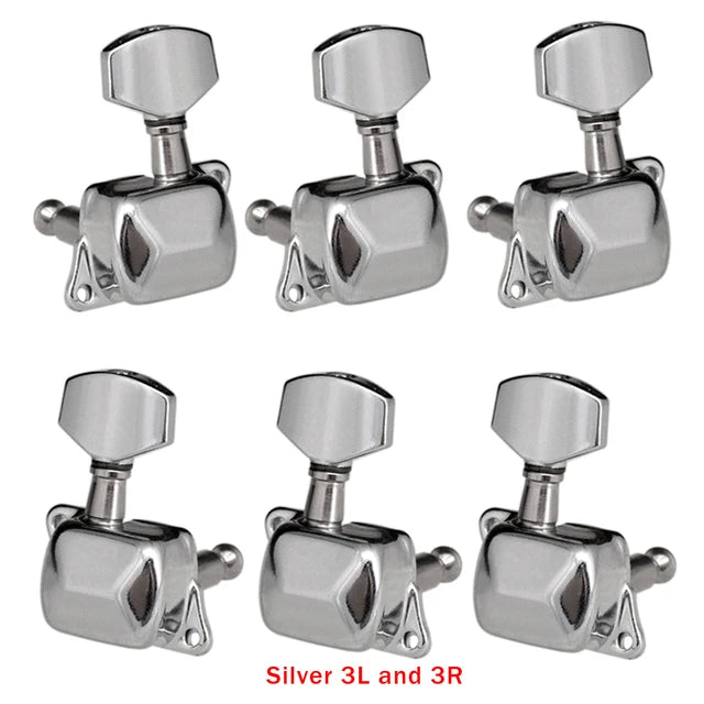 6 PCS Gitarre Seiten Tuning Pegs Tuner Semi-geschlossen Tuner Maschine Köpfe für Elektrische Gitarre Folk Akustische Gitarre Tuning pegs 3L 3R-16.jpg