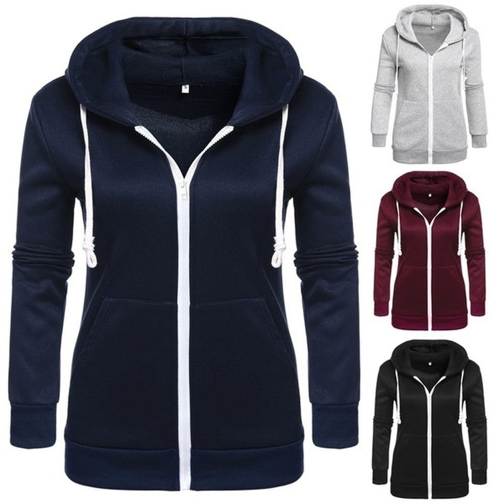 Classic women's hooded jacket