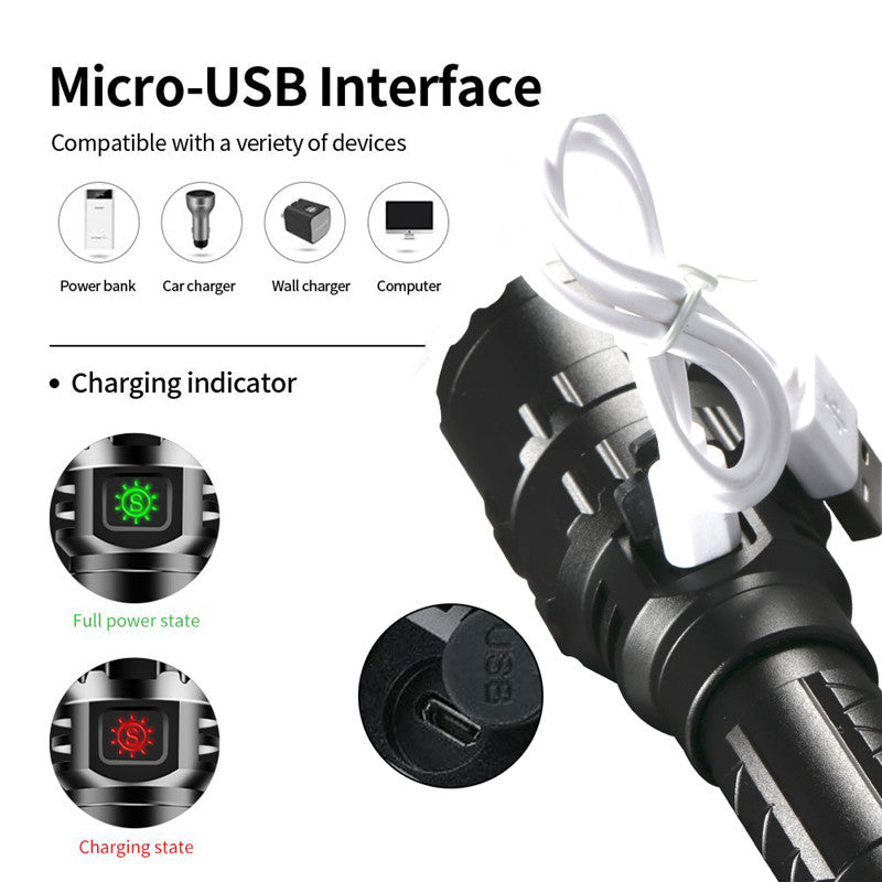 Mini-Langstrecken-USB-Ladegerät, 10 W, Aluminiumlegierung, LED-Taschenlampen-Set-19.jpg