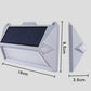 Solarleuchte mit doppeltem menschlichem Körper-Induktionssensor