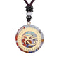 Chakra pendant necklace for meditation and healing