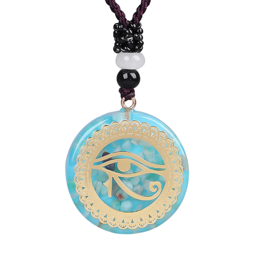 Chakra pendant necklace for meditation and healing