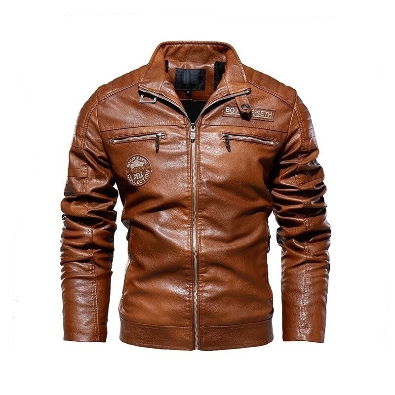 Herren Lederjacke mit Reißverschluss – Motorradjacke in Uebergroesse fuer Herbst und Winter-18.jpg