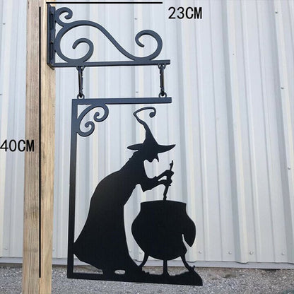 Hexen-Logo Metallschild_Mystische Wandkunst aus Eisen fuer Halloween-Dekorationg-14.jpg