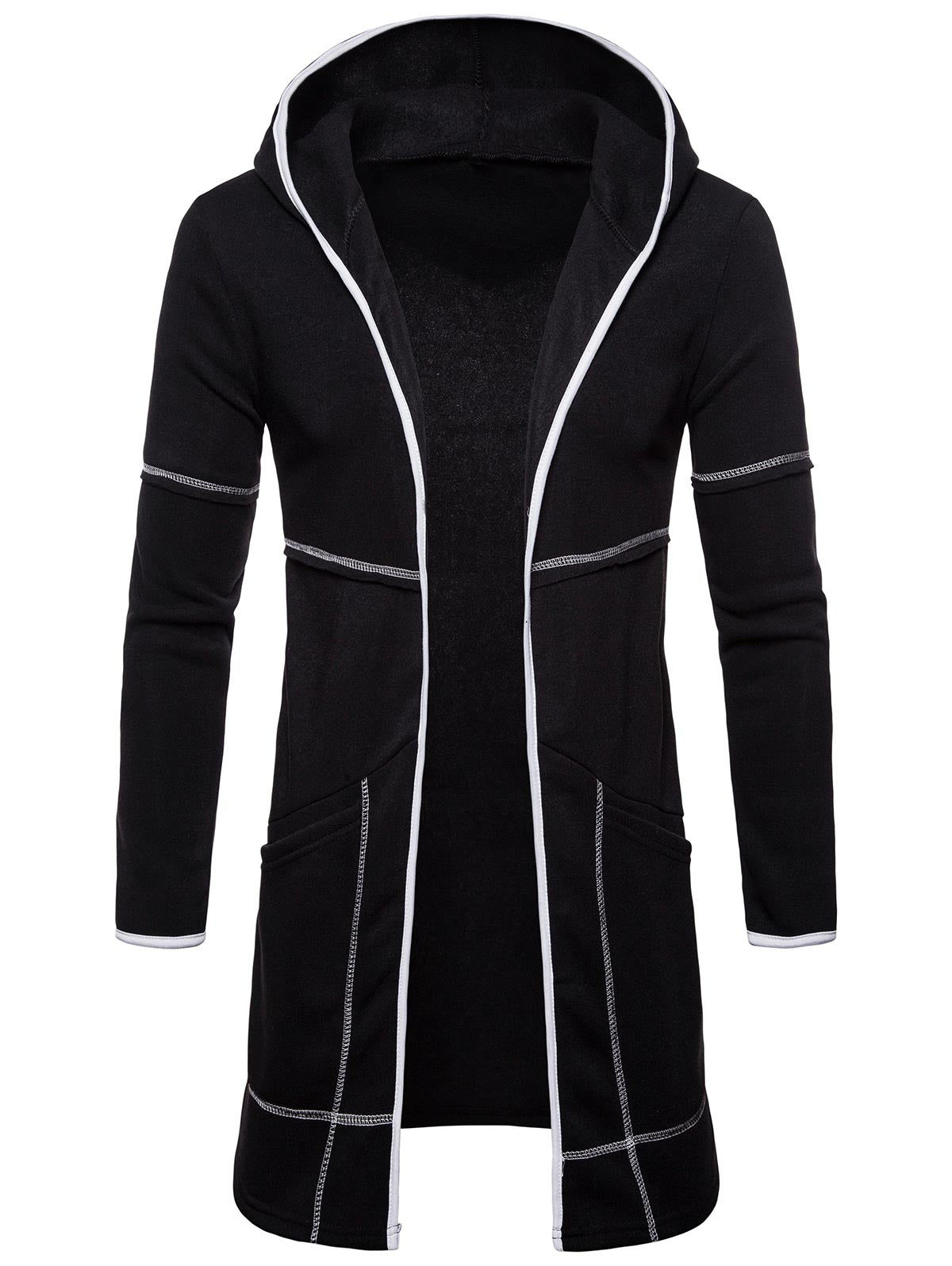Langaermeliger Kapuzenpullover mit Offener Vorderseite – Herbst & Winter Must-Have-15.jpg