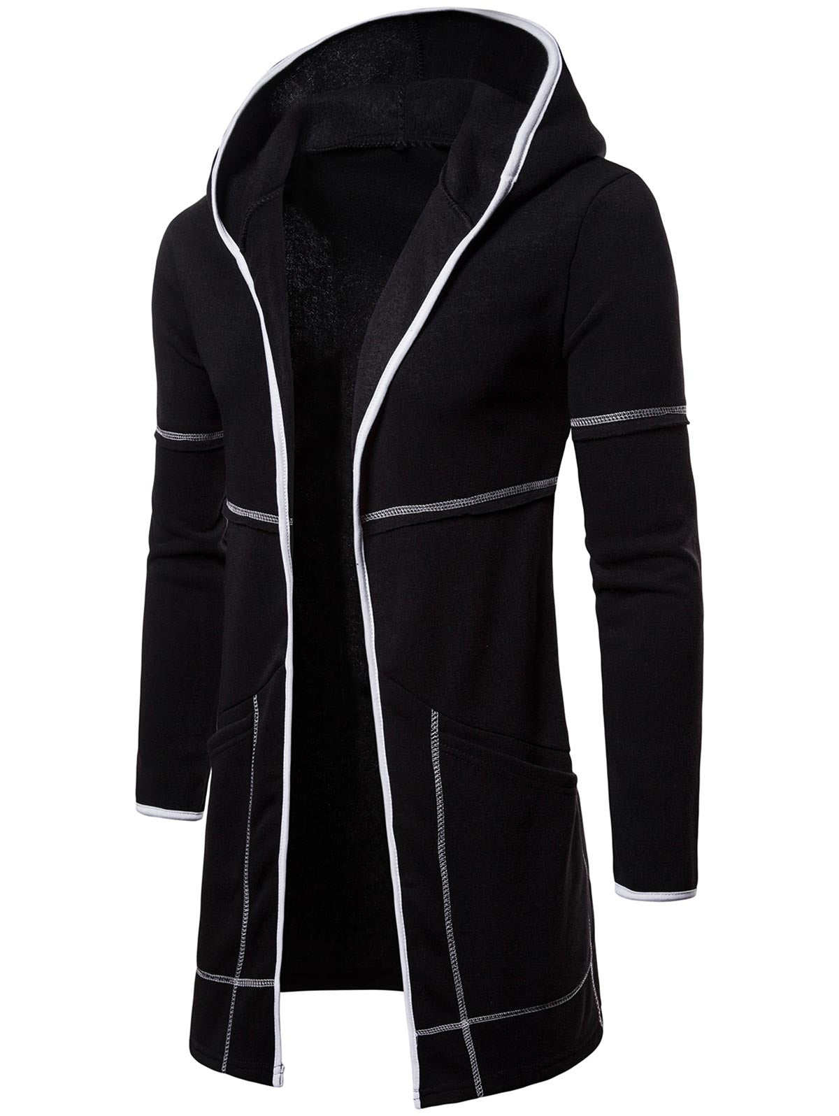 Langaermeliger Kapuzenpullover mit Offener Vorderseite – Herbst & Winter Must-Have-03.jpg
