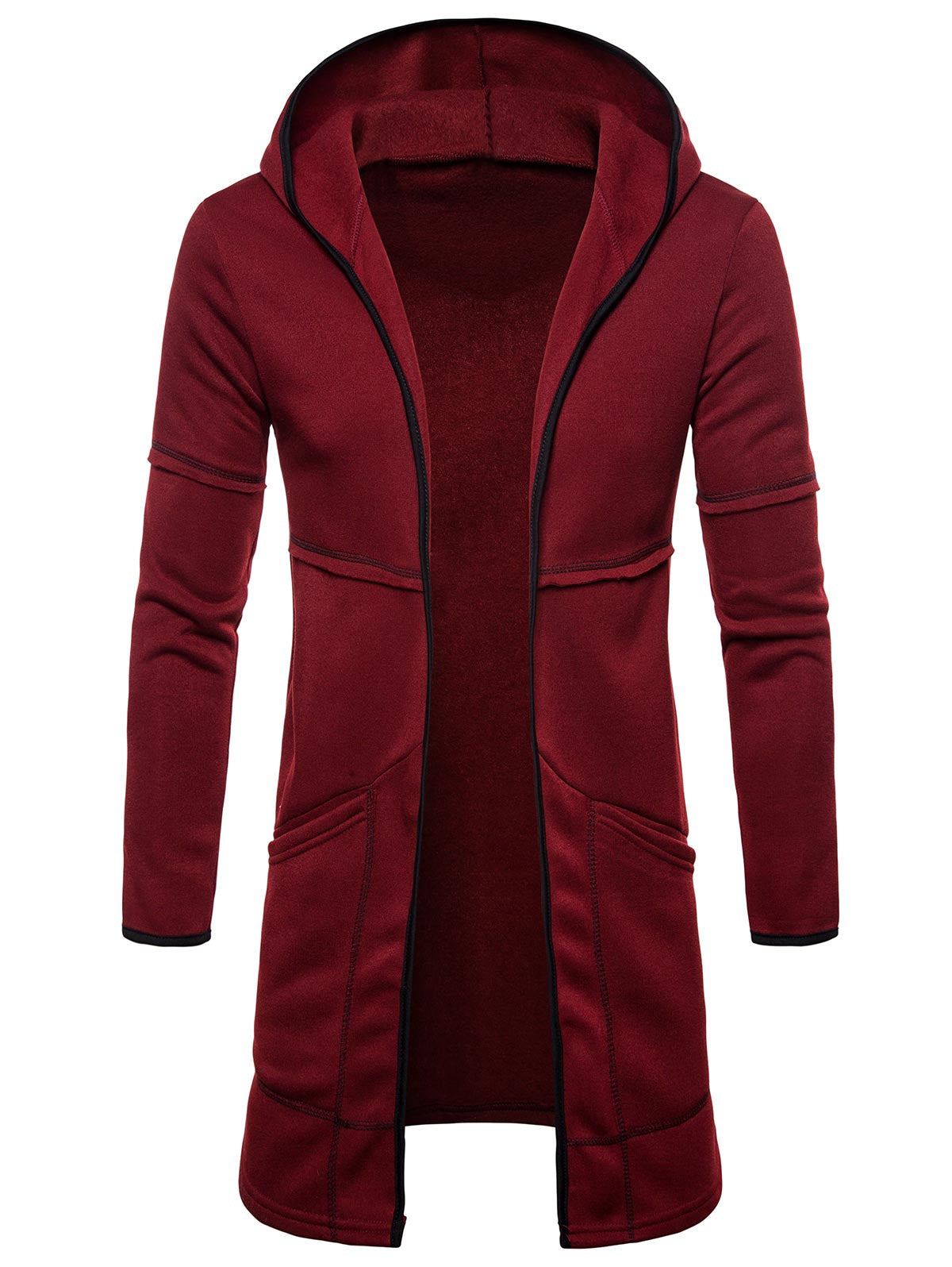 Langaermeliger Kapuzenpullover mit Offener Vorderseite – Herbst & Winter Must-Have-33.jpg