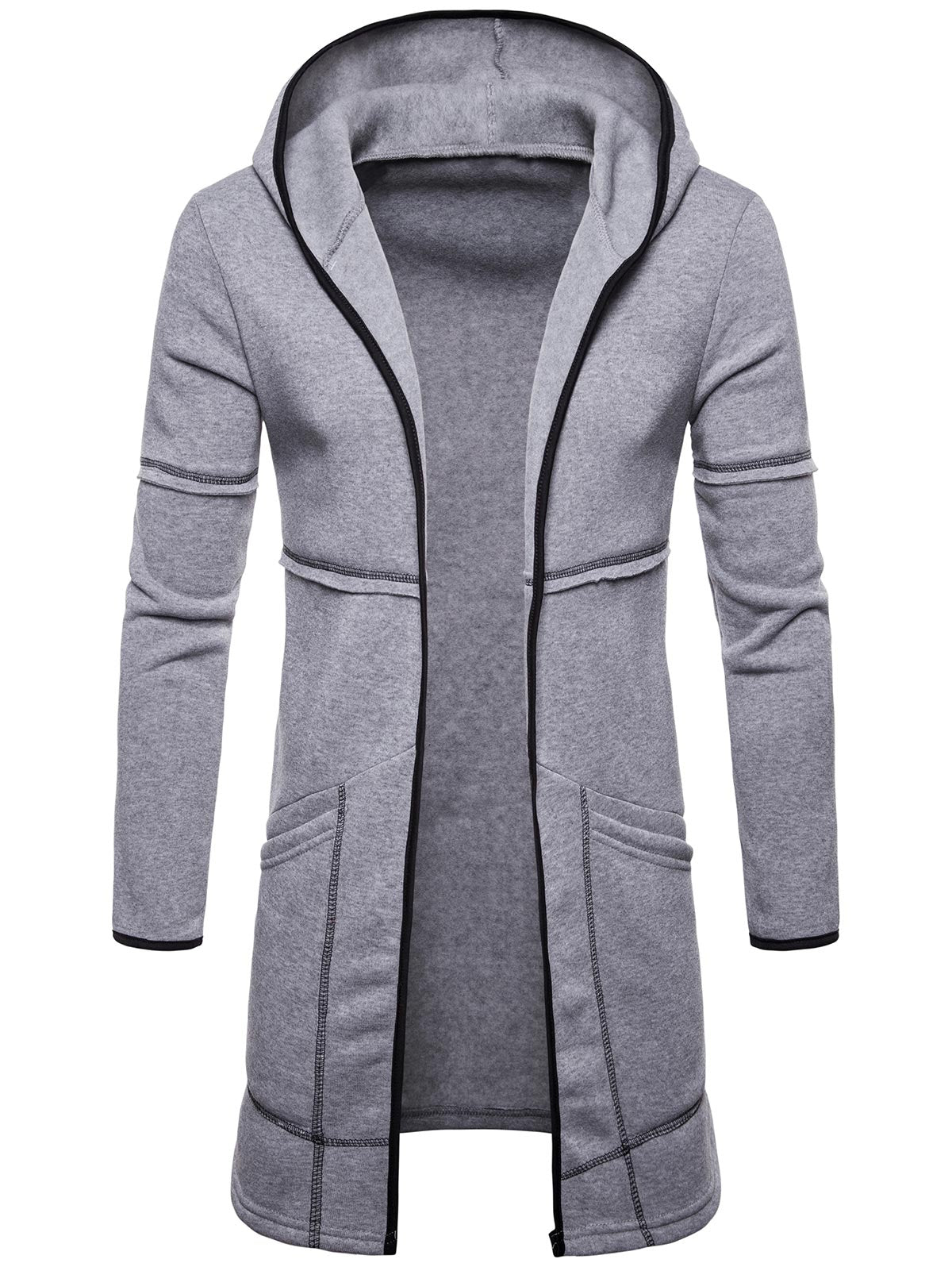 Langaermeliger Kapuzenpullover mit Offener Vorderseite – Herbst & Winter Must-Have-35.jpg