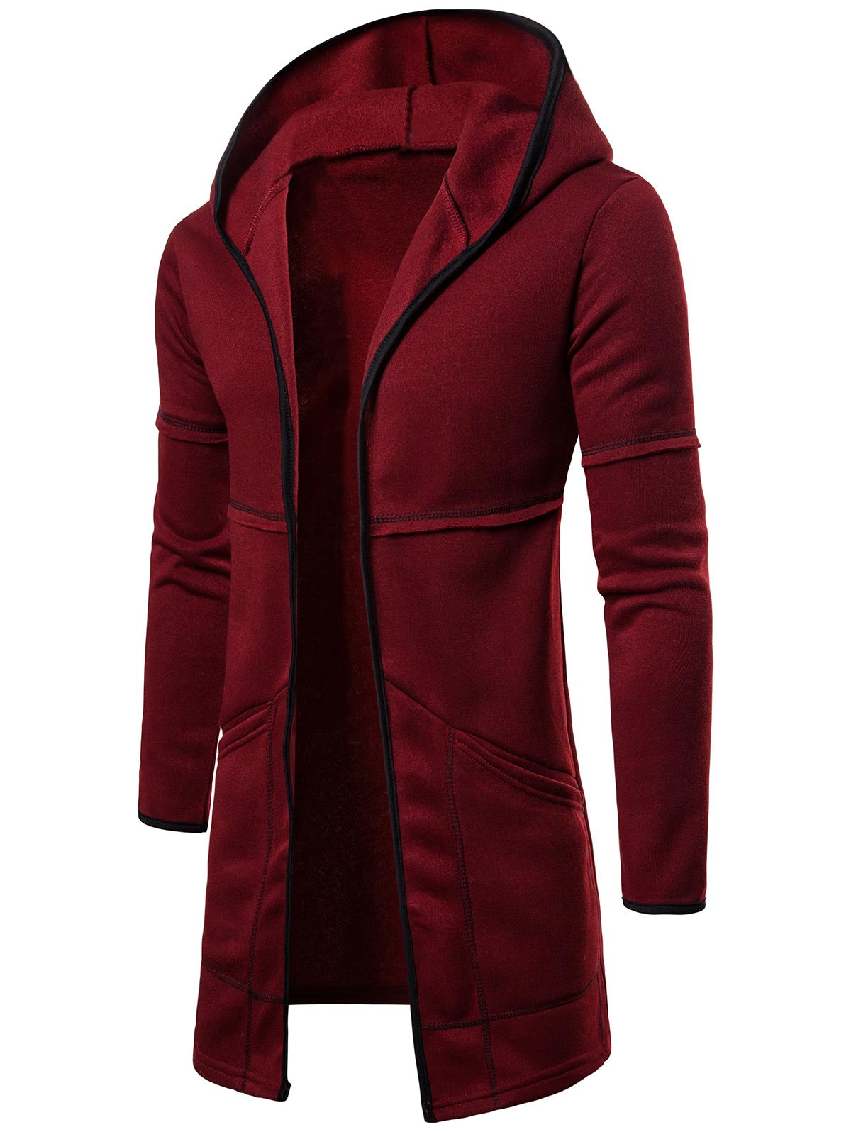 Langaermeliger Kapuzenpullover mit Offener Vorderseite – Herbst & Winter Must-Have-05.jpg