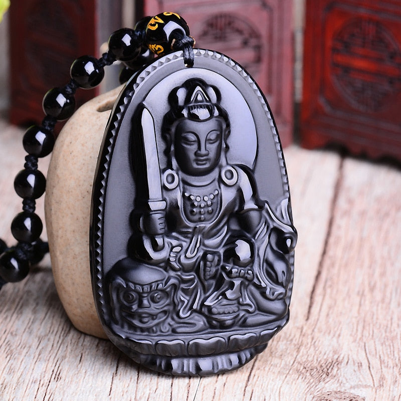 Natürlicher Obsidian Buddha Glücksamulett-Anhänger-7.jpg