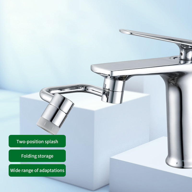Edelstahl 180 Grad mechanische Arm Universal Rotation Wasserhahn-05.jpg