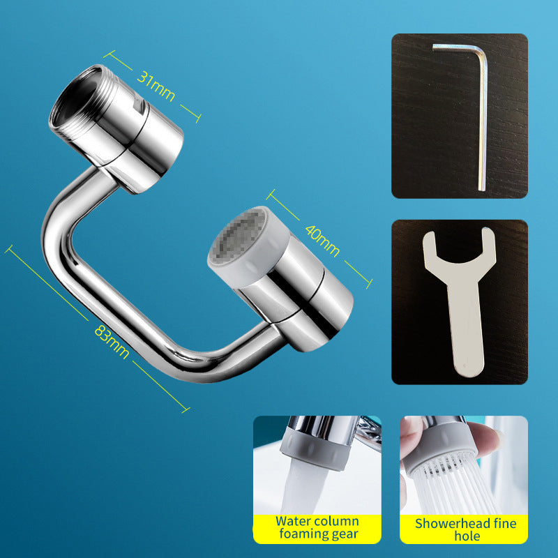 Edelstahl 180 Grad mechanische Arm Universal Rotation Wasserhahn-06.jpg