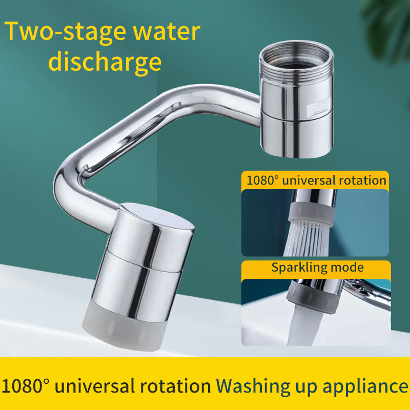 Edelstahl 180 Grad mechanische Arm Universal Rotation Wasserhahn-09.jpg
