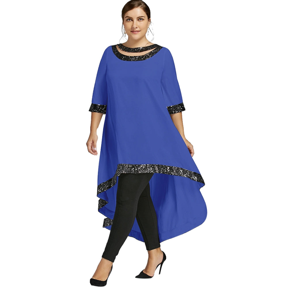 Elegantes Plus Size Dip Hem Kleid mit Paillettenbesatz fuer besondere Anlaesse-12.jpg