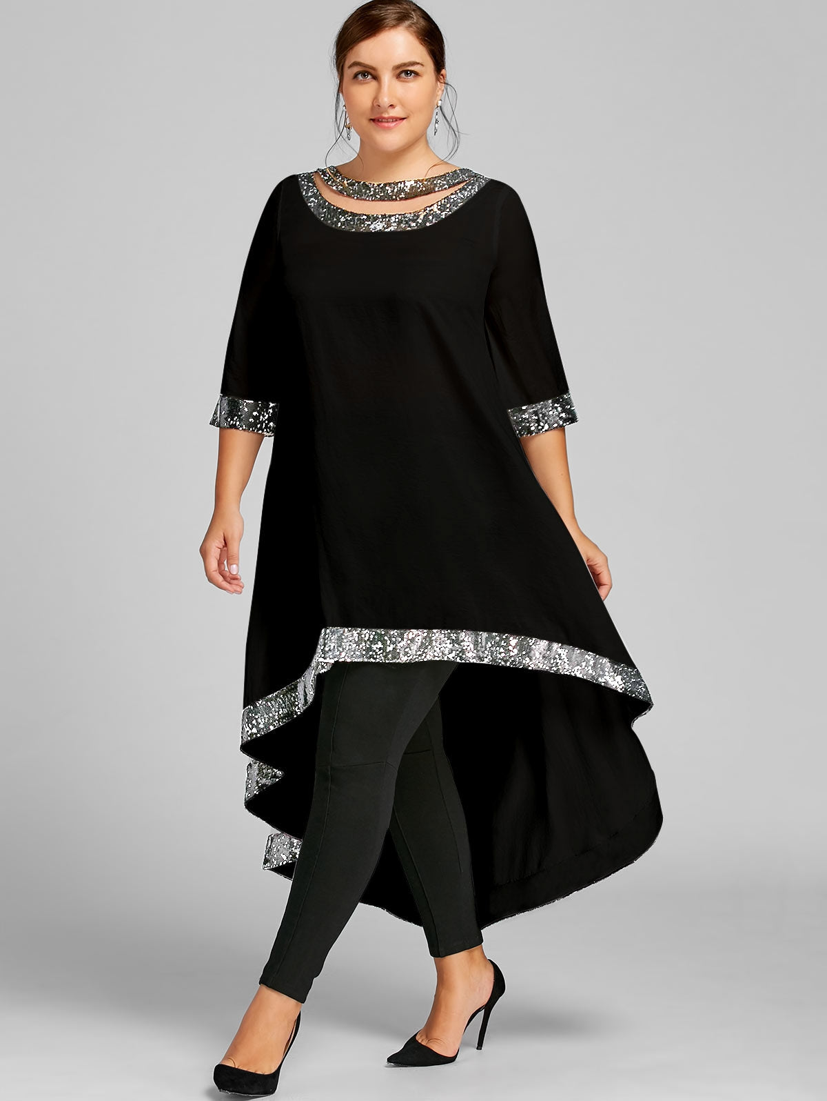 Elegantes Plus Size Dip Hem Kleid mit Paillettenbesatz fuer besondere Anlaesse-26.jpg