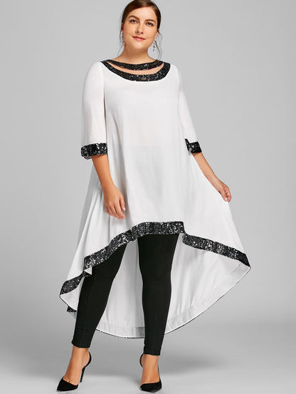 Elegantes Plus Size Dip Hem Kleid mit Paillettenbesatz fuer besondere Anlaesse-25.jpg