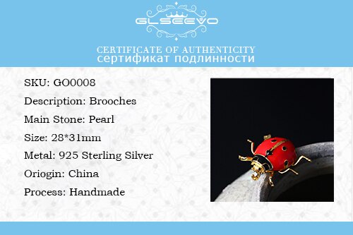 GLSEEVO 925 Sterling Silber Marienkaefer Brosche_Handgefertigter Schmuck mit Glueckssymbol-11.jpg