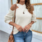 Neck Laternenaermel Strickhemd – Romantisch & Raffiniert fuer Herbst und Winter-14.jpg