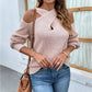 Neck Laternenaermel Strickhemd – Romantisch & Raffiniert fuer Herbst und Winter-19.jpg