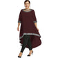 Elegantes Plus Size Dip Hem Kleid mit Paillettenbesatz fuer besondere Anlaesse-14.jpg